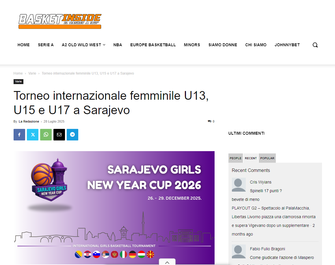 Our tournament is gaining international recognition!